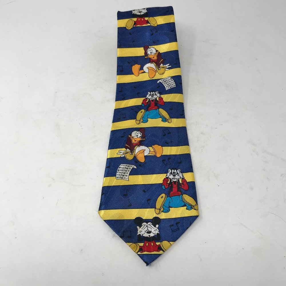 Disney Unlimited Neck Tie Mickey Goofy Donald Duck